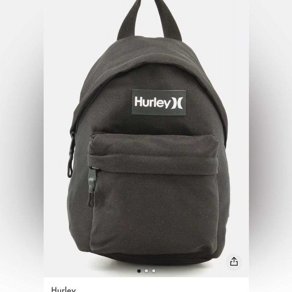 Hurley Black Mini Backpack